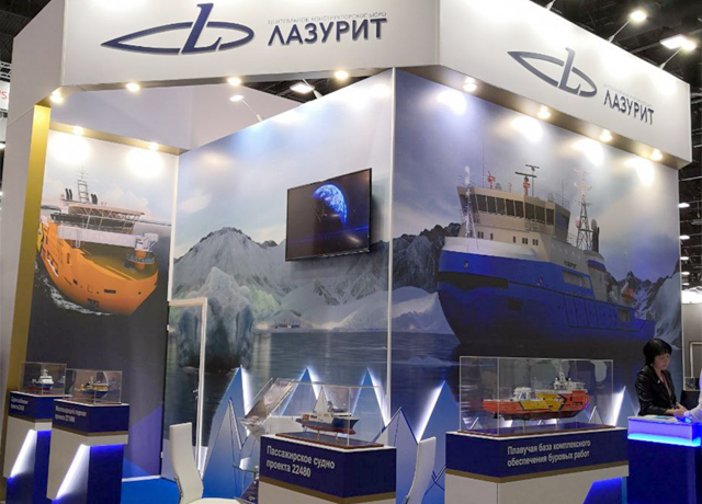 Development of animation videos, Control and design of the exhibition stand Neva-19 for JSC "TsKB Lazurit"